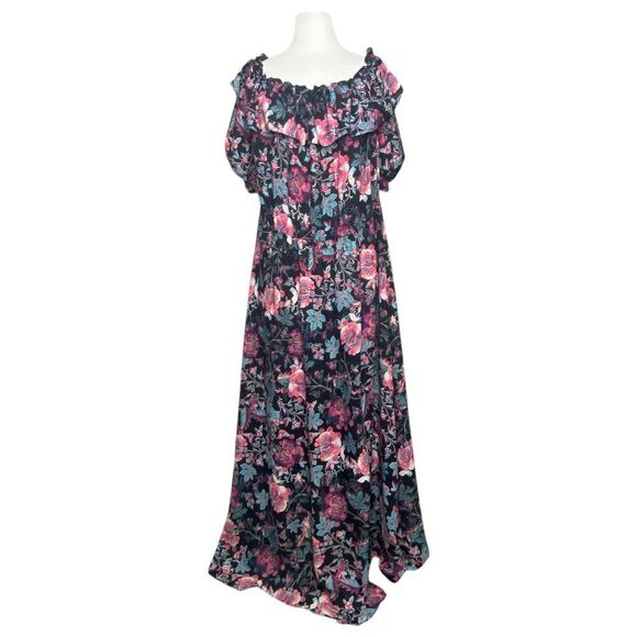 Boutique Maxi Dress Plus Size Woman Off Shoulder Size 1XL - Picture 1 of 6